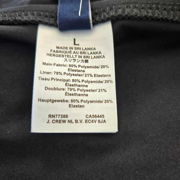 J. Crew Factory V-Neck Ruched One-Piece Swimsuit Size L NWT - Picture 8 of 8